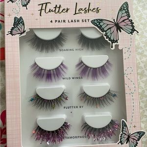 FLUTTER LASHES 4 PAIR LASH SET 🦋